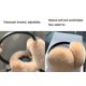 thumbnail image 3 of Orejeras de piel de conejo Rex para mujer, moda para hombres, orejeras cálidas de piel auténtica para invierno en Rusia, orejeras para niños, orejeras de piel para niñas, 3 of 3