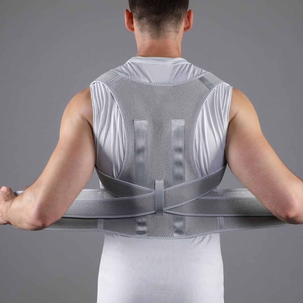 Zeiwohndc Easy Adjust Back Brace Postures Corrector Suitable for Most Sizes for Family