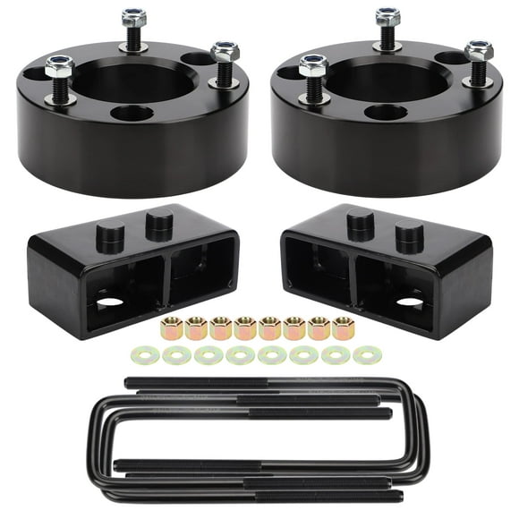 Leveling Lift Kits Compatible with 2004-2020 F150, 3 inch Front+2 inch Rear Strut Spacers Leveling Kit for F150 2WD 4WD