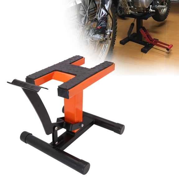 Dirt Bike Capacity Lift Jack Hoist Table Height Adjustable Lifting Stand Ideal for Dirt Pit Bike Repair Maintainance Motorcycle