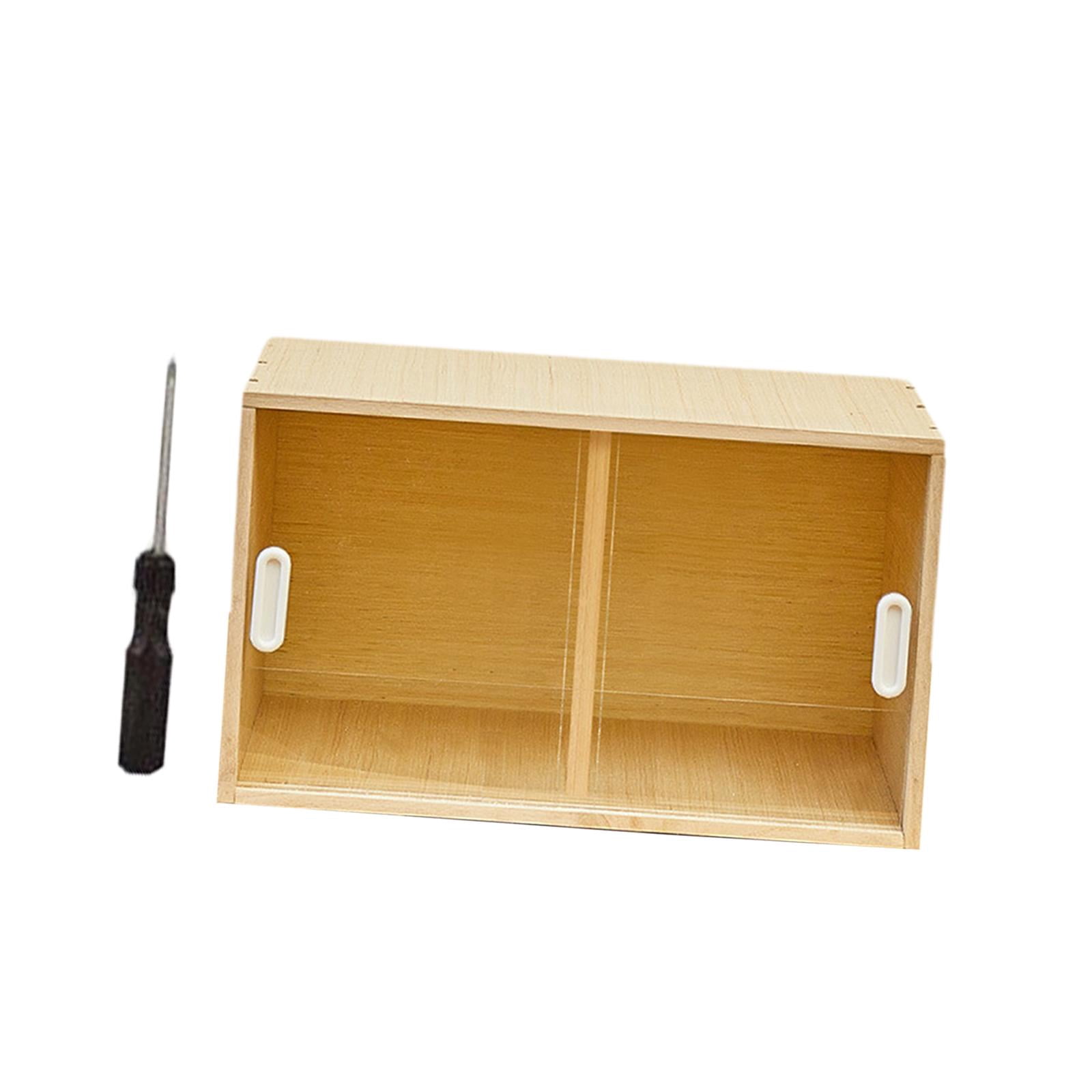 Fzaqwen Brooder Box for Chicks Wooden Hamster Cage Accessories Quail Birds Coop Breeding 50cm