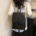 thumbnail image 4 of Bolso Escolar Mochila Niñas Bowknot Color Sólido Estética Monedero, 4 of 8