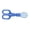 Blue, variant on YAHHU Reptile Feeding Clamp and Cleaning Tool, Durable Reptile Poop Scoop with Vents for Tortoise, Lizard, Frog, Spider Catcher, Blue (7.48 inches / 19 cm)