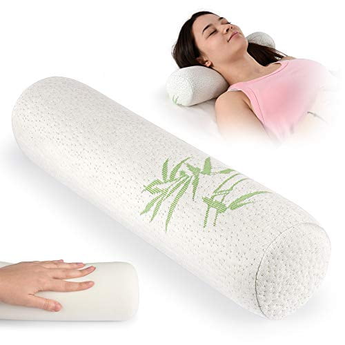 Relax Role Neck Support Neck Roll Neck Pillow 30% Down share Washable 