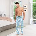 thumbnail image 6 of FORMRS Mens Pajama Pants with Pockets Cotton Sleepwear Lounge Bottoms Sizes S-2XL, Cartoon Easter Bunnies, 6 of 7