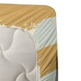 thumbnail image 3 of Ambesonne Chocolate Fitted & Top Sheet Set with Sham, Retro Hot Beverage, Multicolor, 3 of 4