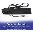 thumbnail image 4 of Sagefinds Wrap-tie Belt for Women, Faux Leather Obi Belt, Cinch for Dress, Wrap Around Waistband, 4 of 7