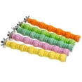 thumbnail image 4 of 5 Pcs Support à Oiseaux Perches Interactif Résistant aux Morsures Cage à Oiseaux Perches Jouets Support en Bois Perches, 4 of 10