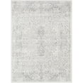 thumbnail image 3 of Livabliss Roma Vintage Medallion Area Rug,5'3" x 7'1",Grey, 3 of 7