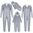 thumbnail image 5 of KANG Family Matching Hooded Zip Up clothes Sleepwear For Parents And Kids Festive Holiday Outfits Cozy Loungewear, 5 of 7