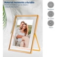 thumbnail image 4 of Set de 3 Marcos para Fotos Bluelander Dorado, 4 of 5