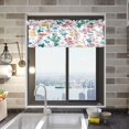 thumbnail image 2 of Elegant Floral Curtain Valance for Kitchen Windows/Bathroom/Living Room/Bedroom Blackout, Rod Pocket Valance Small Window Treatment Decor, 54" W x 18" L, 2 of 6