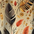 thumbnail image 4 of Designart "Earthy Nomadic Artwork II" Boho Blackout Curtain Panels, 4 of 4