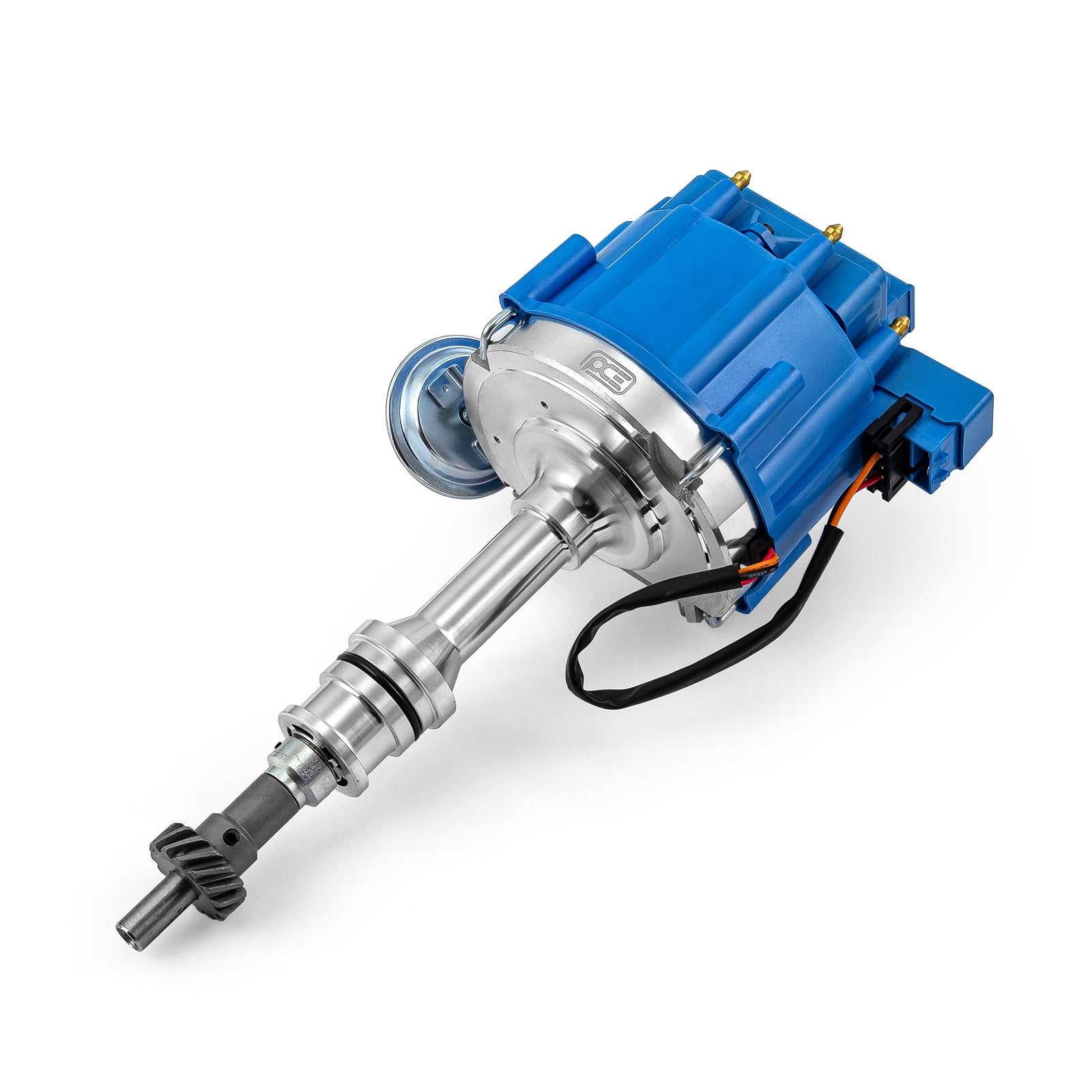 Speedmaster PCE376.1046.02 Compatible with Ford 351C Cleveland 460 Early 6000 Series 65K Coil HEI Distributor [Blue]