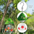 thumbnail image 3 of Bird Feeder,Garden Bird Feeders for Outdoors Hanging,Red Flowers, 3 of 5