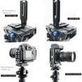 thumbnail image 3 of 2X DSLR Camera L Bracket Quick Release Plate Vertical Universal L Bracket with 1/4 Inch Screw Arca Swiss for DSLR Camera, 3 of 7