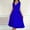 Blue, variant on TAGOLD Womens Camis Sleeveless Dress Solid Color V Neck Formal Evening Party Summer Wear
