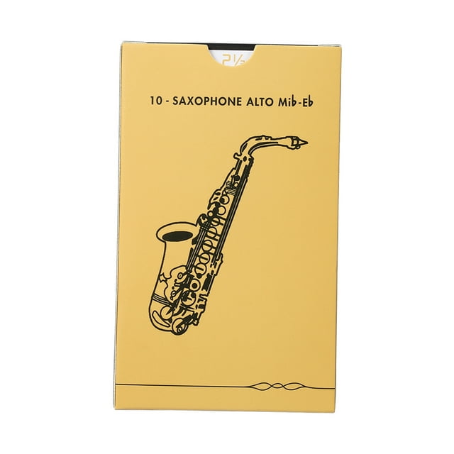 Yeacher Saxophone Alto Sax Traditionnel Anches Force 3.0, 10 Pcs/ Boîte