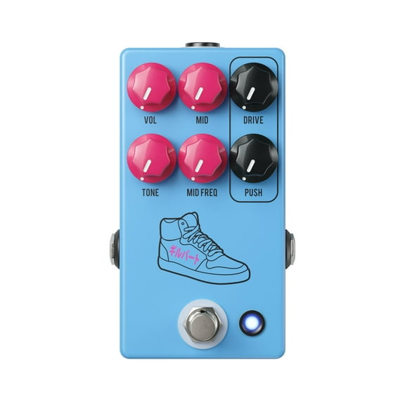 JHS Pedals PG-14 Paul Gilbert Signature Distortion Guitar Effects Pedal Blue
