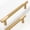 Gold, variant on 12 Pack 5 Inch 128 mm Knurled Cabinet Handles Cabinet Pulls Aluminum Handles Pulls Gold and Black Oxidation Finish with Diamond Pattern 6" Length (5" Hole Center)