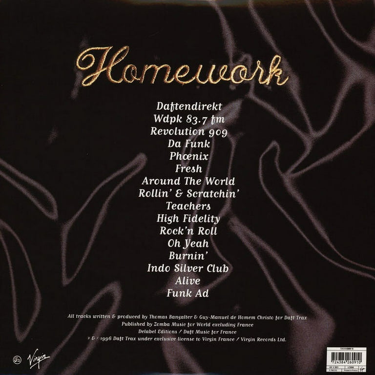 1997オリジナル Daft Punk / Homework シュリンク 2LP Daft Punk: Homework Vinyl 2LP — TurntableLab.com