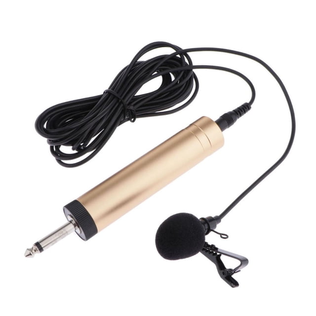 Micrófono de solapa perfecl con cables de Micrófono de condensador omnidireccionales