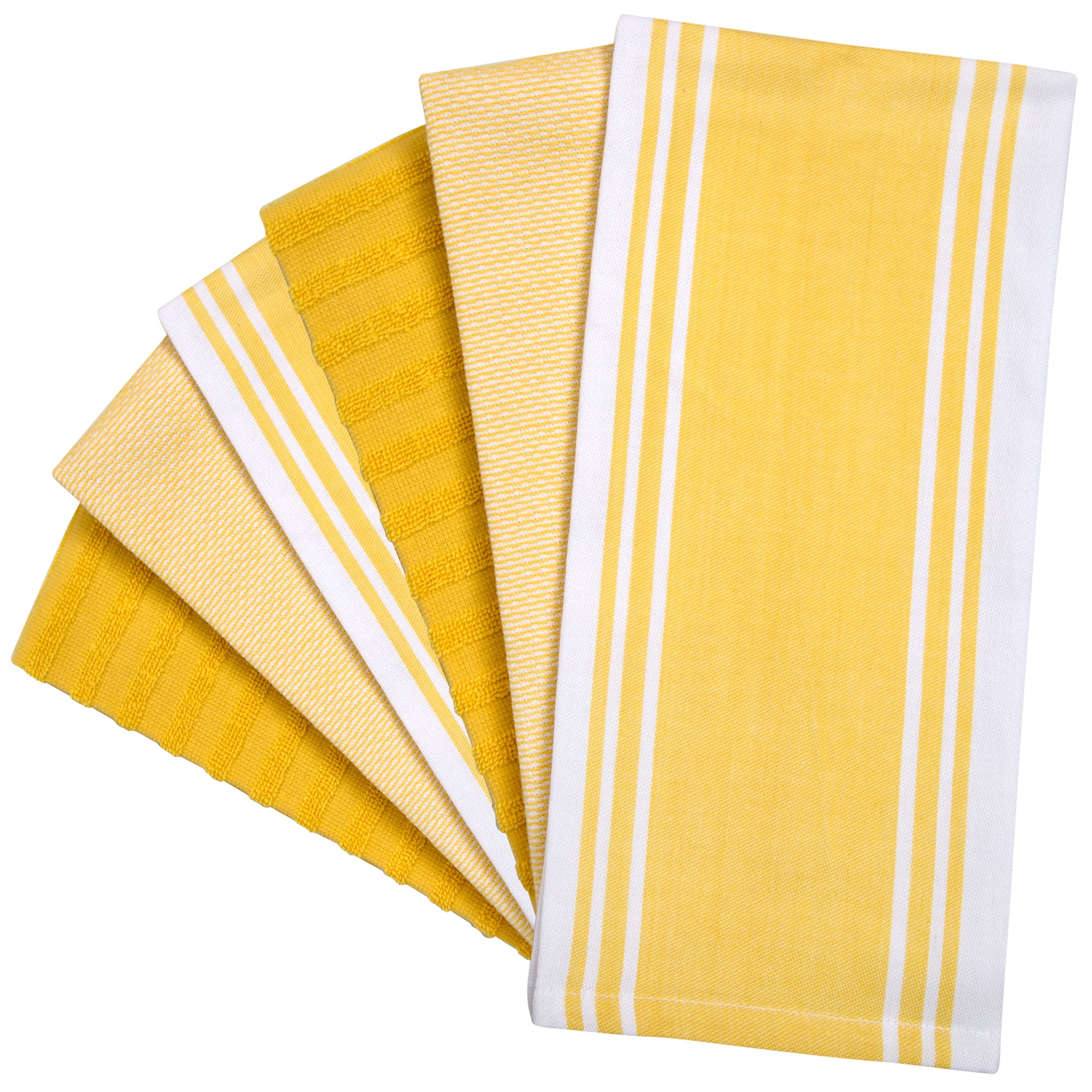 White and Brown Piano Stripe Kitchen Towel – MARCH