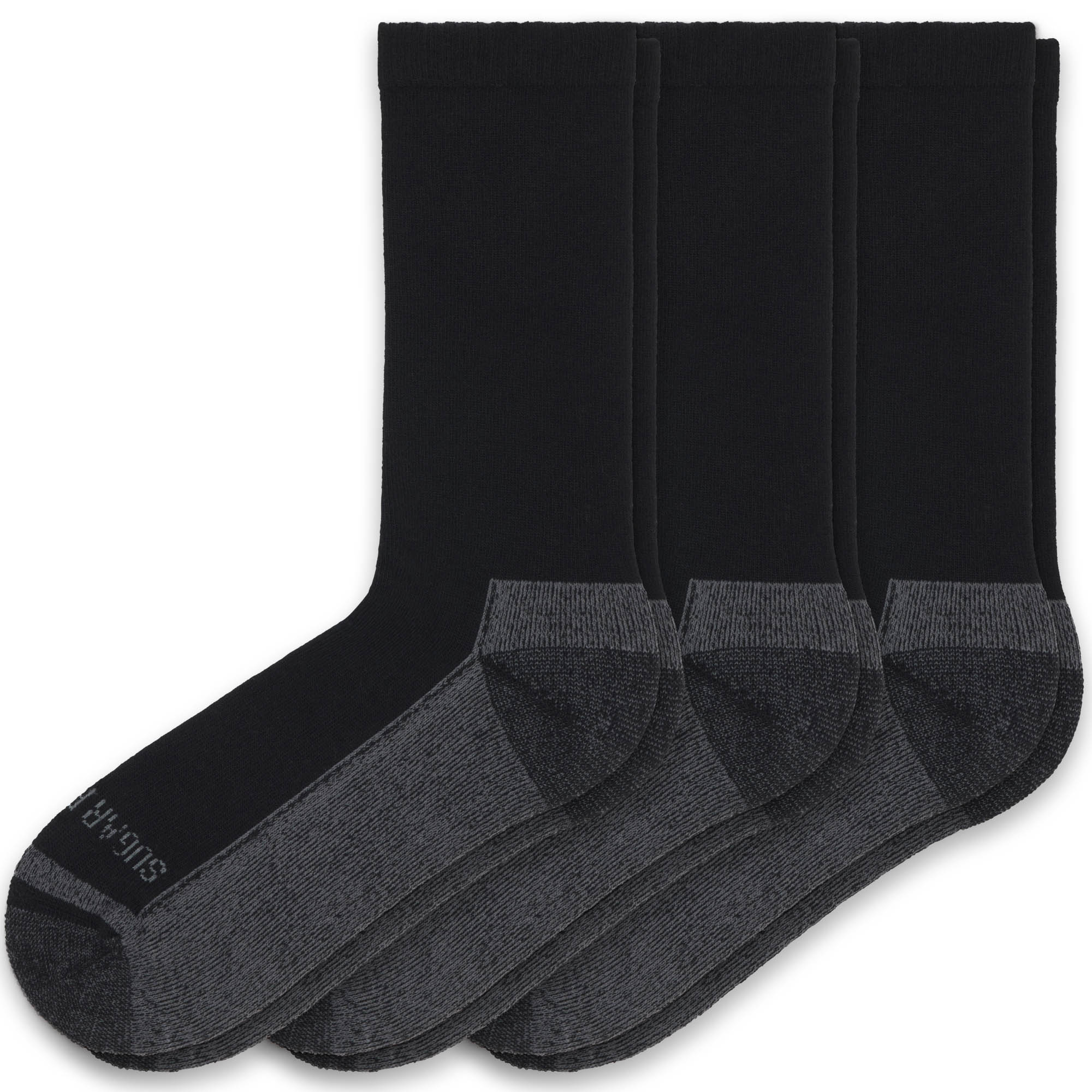 Sugar Free Sox ActiveFit Cushioned Crew Mens Diabetic Socks Big and