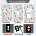 thumbnail image 3 of Light Switch Cover Switch Plate Outlet Cover Plug Cover for Electrical Unused Outlet Cover Small Watercolor Splashes and Dots, 3 of 6