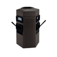 thumbnail image 2 of Commercial Zone 755424 Hex Extra Large Double-Sided Waste -Windshield Center - Charcoal, 2 of 2