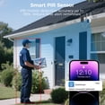 thumbnail image 3 of Hiseeu Outdoor Wireless Solar Security Camera System, 4-Camera Home WiFi Surveillance Kit with 10CH NVR, 500G HDD, 2K 4MP 360° View, Color Night Vision, PIR Human Detect, 2-Way Audio, IP66, 3 of 15