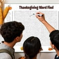 thumbnail image 6 of Thanksgiving Word Search Poster Wall Hanging Game Adult Word Search And Find Posters 50 Words Large Printed Word Puzzle Search And Discover Poster Game Activate Th Office&Craft&Stationery, 6 of 6