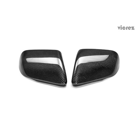 - Vicrez Ford Mustang 2015-2017 OEM Carbon Fiber Mirror Cover - vz100459