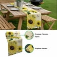 thumbnail image 5 of Sunflowers Table Runner - 60 Inch Long, Kitchen Dining Table Runner Dresser Scarves, Spring Botanical Watercolor Blossom Flowers Farmhouse Decor for Coffee Tables Wedding Party Banquet, 5 of 8