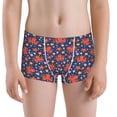 thumbnail image 5 of Yiaed Sea Animals Print Boys' Boxer Briefs Cotton Casual Stretch Comfort Boys Boxers - Kids Boxer Briefs Underwear for Boys (6-18)-Large, 5 of 5