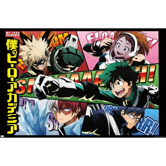 My Hero Academia: Season 1 - Group Artwork A-5 Wall Poster, 22.375" x 34"