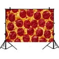 thumbnail image 1 of EREHome 7x5ft Pepperoni Pizza Polyester Photography Backdrop For Studio Prop Photo Background, 1 of 3