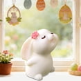 thumbnail image 4 of AURIGATE Mini Easter Bunny Figurine, Resin Rabbit Decor (Multiple Poses Available) for Spring Home Table Centerpiece & Shelf Display, 4 of 6