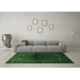 thumbnail image 3 of Ahgly Company Indoor Rectangle Persian Emerald Green Traditional Area Rugs, 7' x 9', 3 of 4