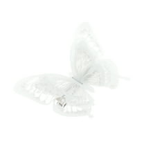 Unique Bargains Christmas 1 Pc Duckbill Butterfly Hair Clips Hairdo Clip for Home White