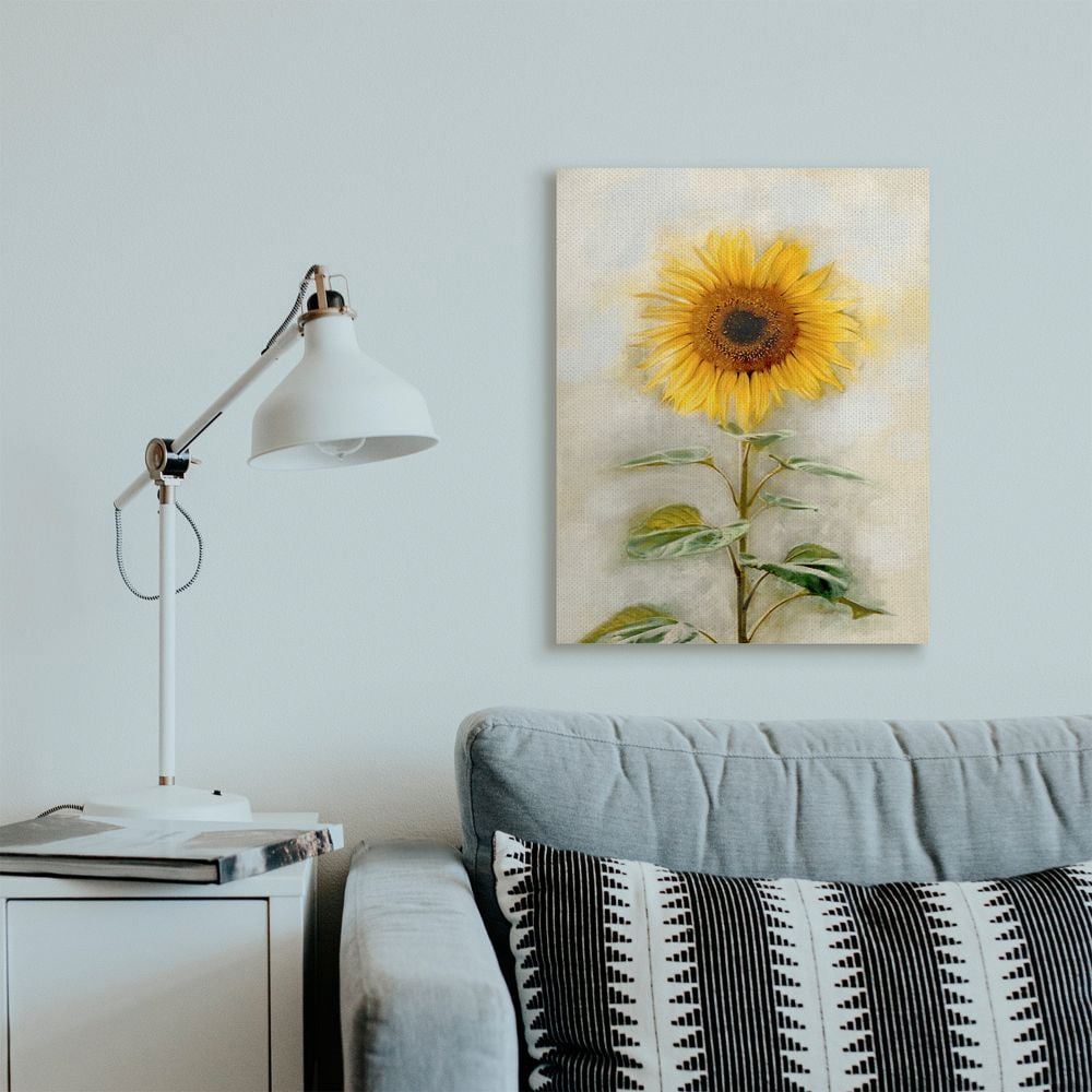 Stupell Industries Sunflower Summer Bloom with Stalk Designed by Ziwei Li