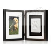 Pawprints keepsake kit Ebony-Black Table-top frame - 4x6