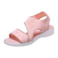 thumbnail image 2 of YOUYEDIAN 2026 Orthopedic Sandals for Women Beach Open Toe Arch Support Shoes Summer Comfy Non Slip Slip on Wide Slippers (Pink), 2 of 4