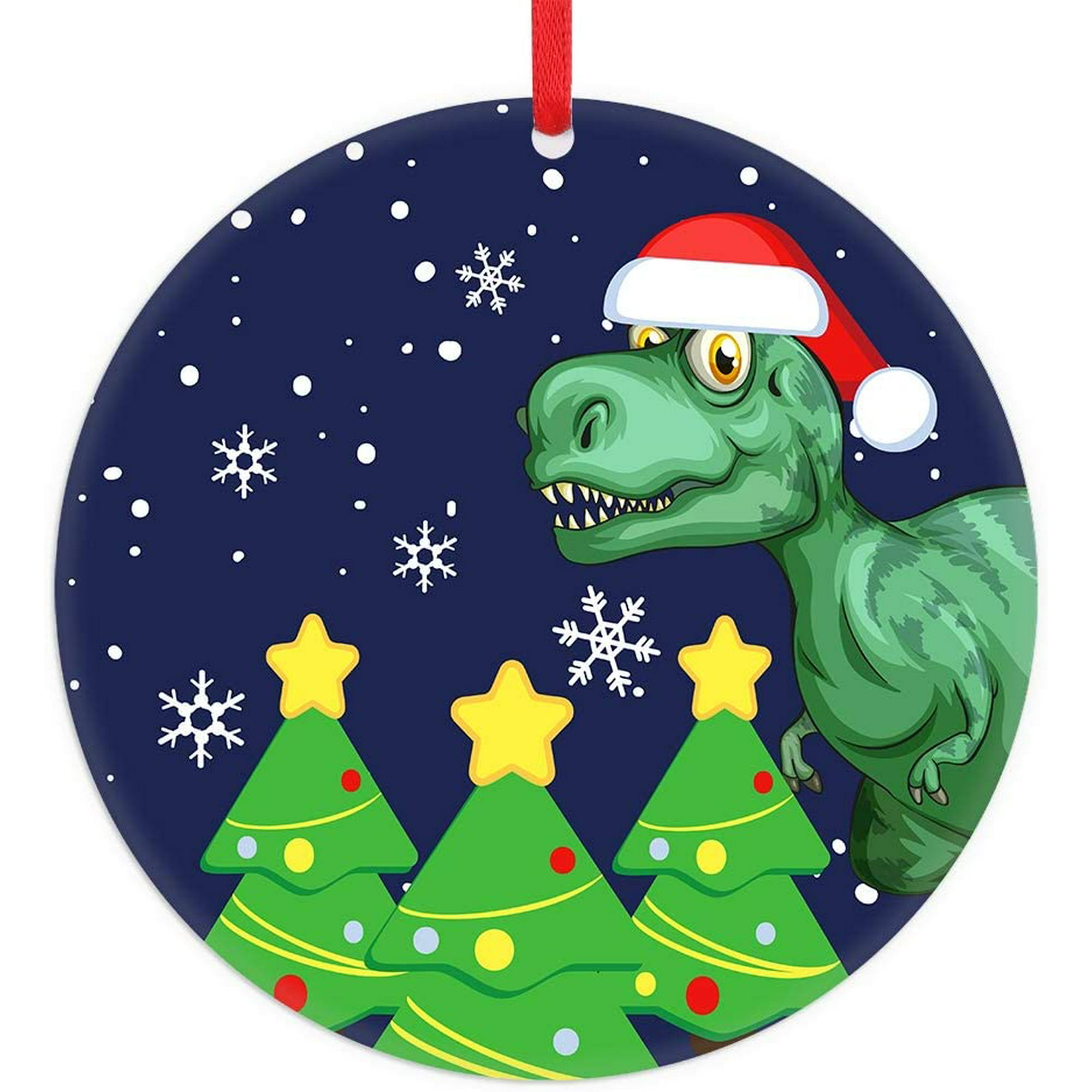 Dinosaur Christmas Ornament,3 Dinosaur Christmas Ornament,3