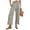 Army Green White Plaid, variant on Women Striped Gingham Wide Leg Palazzo Pants Casual Lounge Cropped PJ Bottoms Comfy Cute Plaid Pants with Pockets Black White Plaid X-Large
