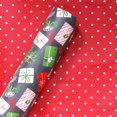 thumbnail image 4 of Papier cadeau de Noël réversible multicolore Holiday Time, 280 pieds carrés, 4 of 5