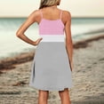 thumbnail image 5 of Sentmoon Wedding Guest Dresses Summer 2026 Streetwear with Print V Neck Beach Dress Stretchy Slim Fit Spaghetti Strap for Work and Office XL, 5 of 7