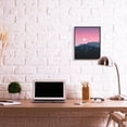 thumbnail image 2 of Stupell Industries Moon Rise over Mountains with Pink Sky Photograph Designed by Unsplash, 2 of 8
