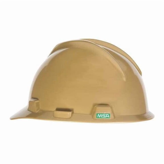 Msa Safety Hard Hat,Type 1, Class E,Pinlock,Gold 464852
