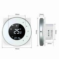 thumbnail image 4 of Gas Programmable Gas Boiler Heating Thermostat Dry Contact Temperature Controller Touchscreen LCD with Backlight Voice Control Compatible with  Echo/ Home/IFTTT, 4 of 7